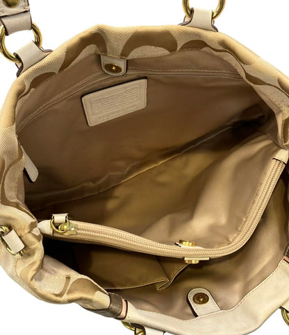 COACH トートバッグ ラージシグネチャー F17446 レディース コーチ