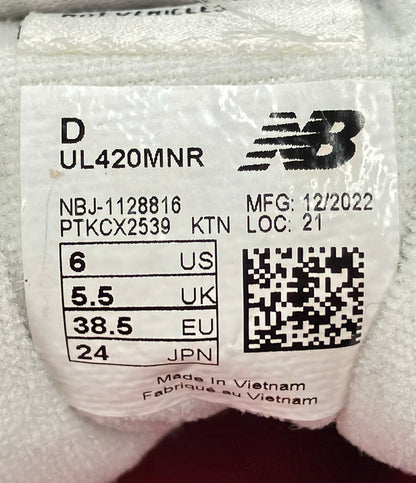 NEW BALANCE ローカットスニーカー UL420MNR レディース メンズ SIZE 24.0 ニューバランス