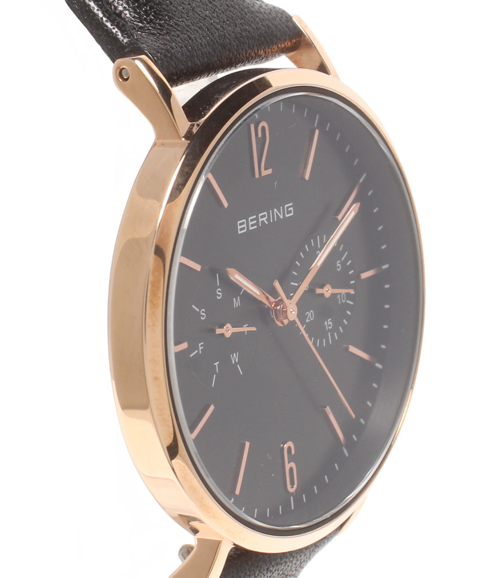 BERING 腕時計 クオーツ ブラック 14236-166 レディース メンズ ベーリング