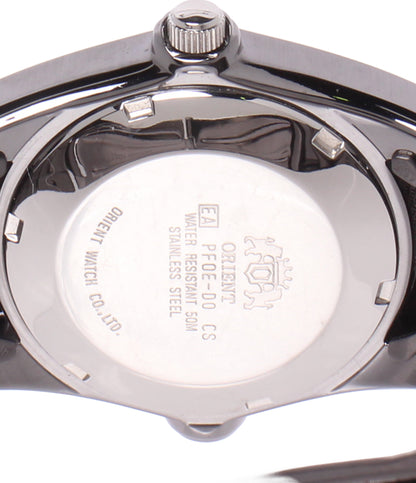 ORIENT 腕時計 自動巻き ブラック PF0E-D0 メンズ オリエント