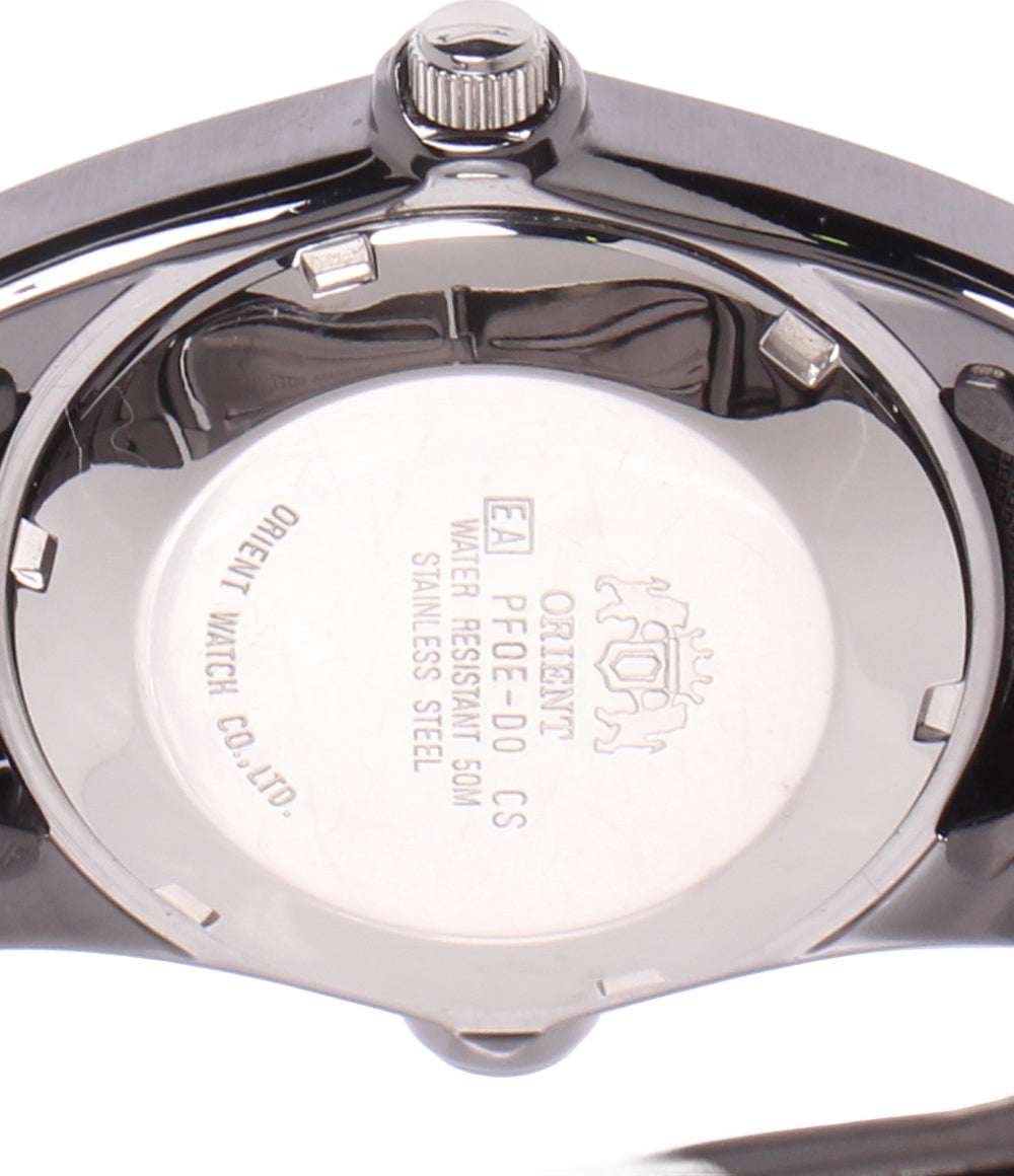 ORIENT 腕時計 自動巻き ブラック PF0E-D0 メンズ オリエント