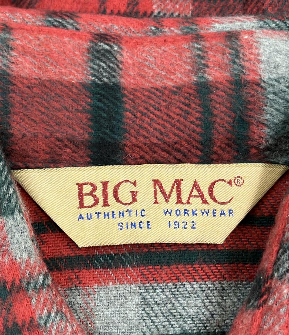 ビッグマック 長袖シャツ チェック柄 メンズ SIZE L (L) BIG MAC