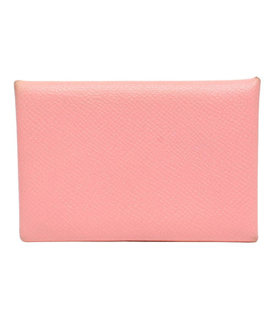 エルメス カードケース T刻印 シルバー金具 カルヴィ レディース HERMES