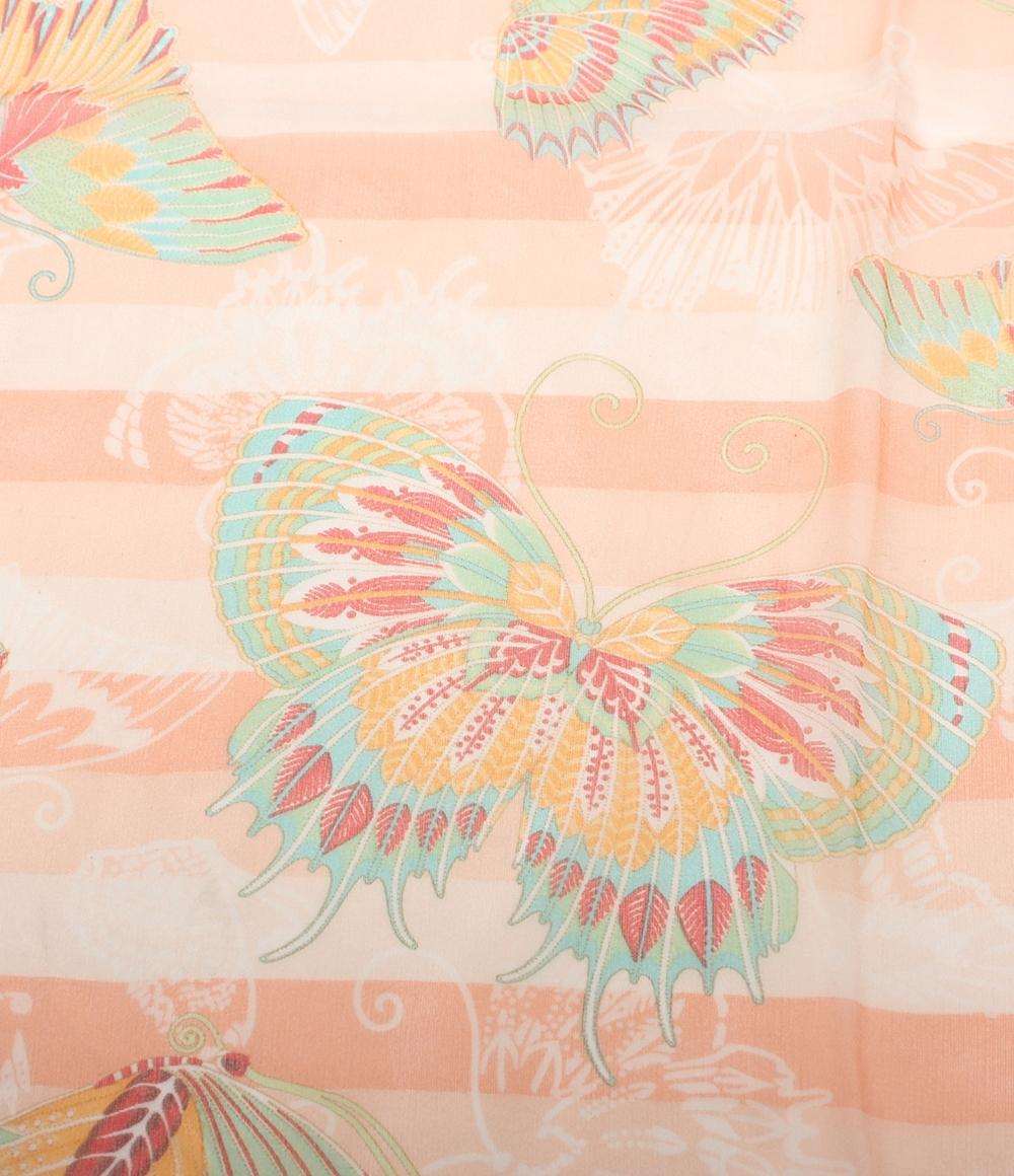 美品 Salvatore Ferragamo ストール シルク100% レディース サルヴァトーレフェラガモ