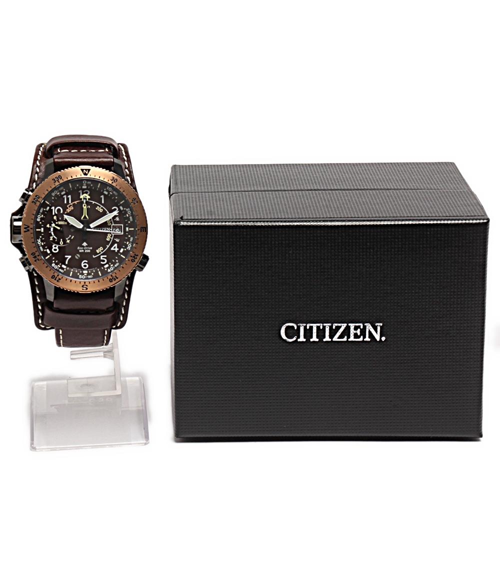 CITIZEN 腕時計 LAND アルティクロン ソーラー ブラウン J280-R013572 メンズ シチズン