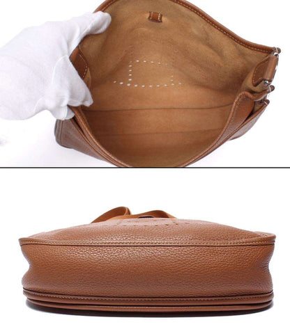 HERMES ショルダーバッグ シルバー金具 □N刻印 肩掛け 斜め掛け エヴリン3 PM レディース エルメス