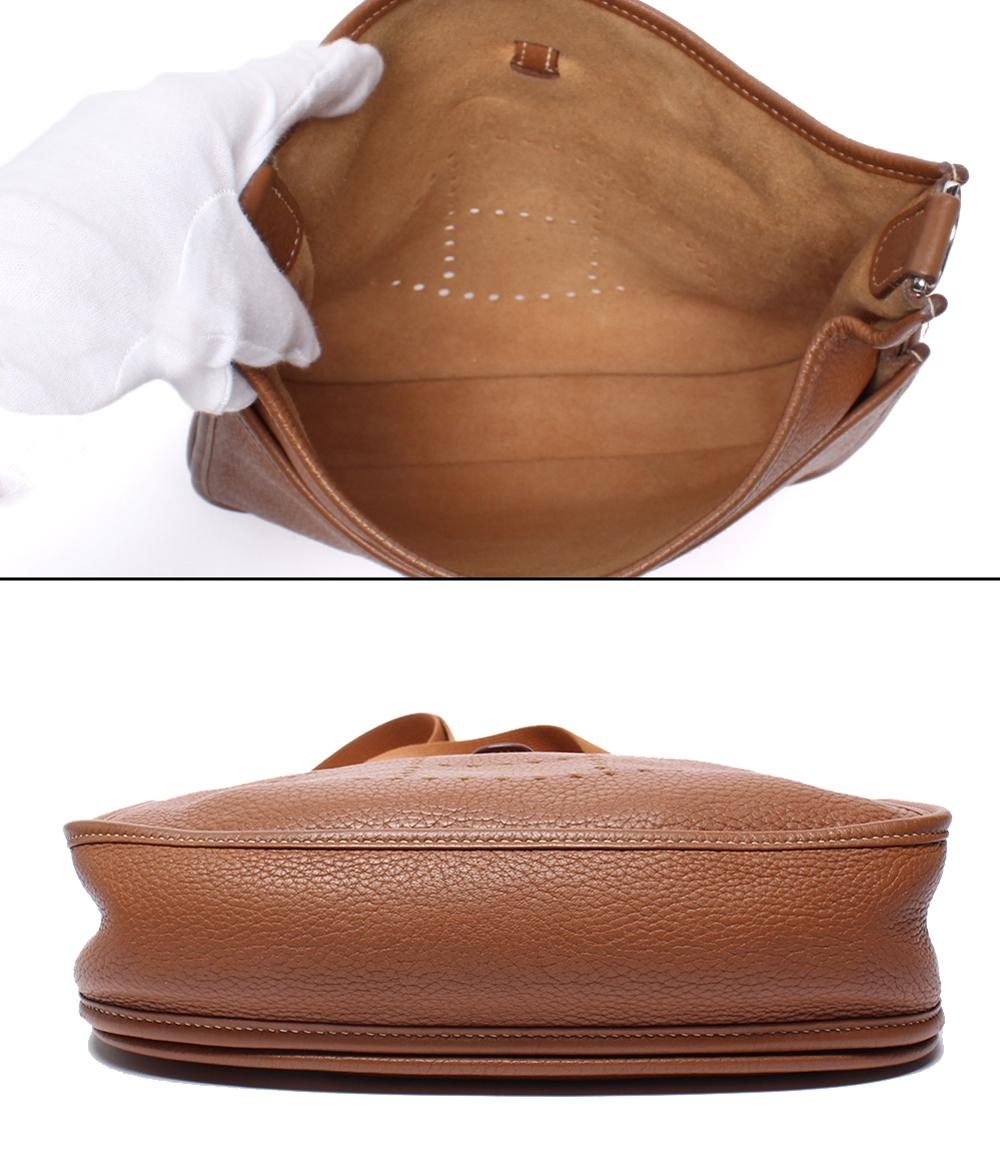 HERMES ショルダーバッグ シルバー金具 □N刻印 肩掛け 斜め掛け エヴリン3 PM レディース エルメス