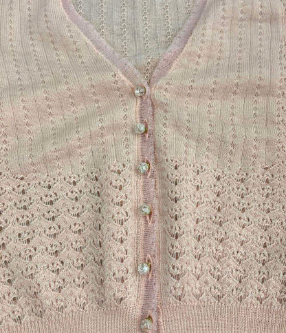 LOUIS VUITTON 長袖ニット カーディガン アンサンブル レディース SIZE S ルイ・ヴィトン