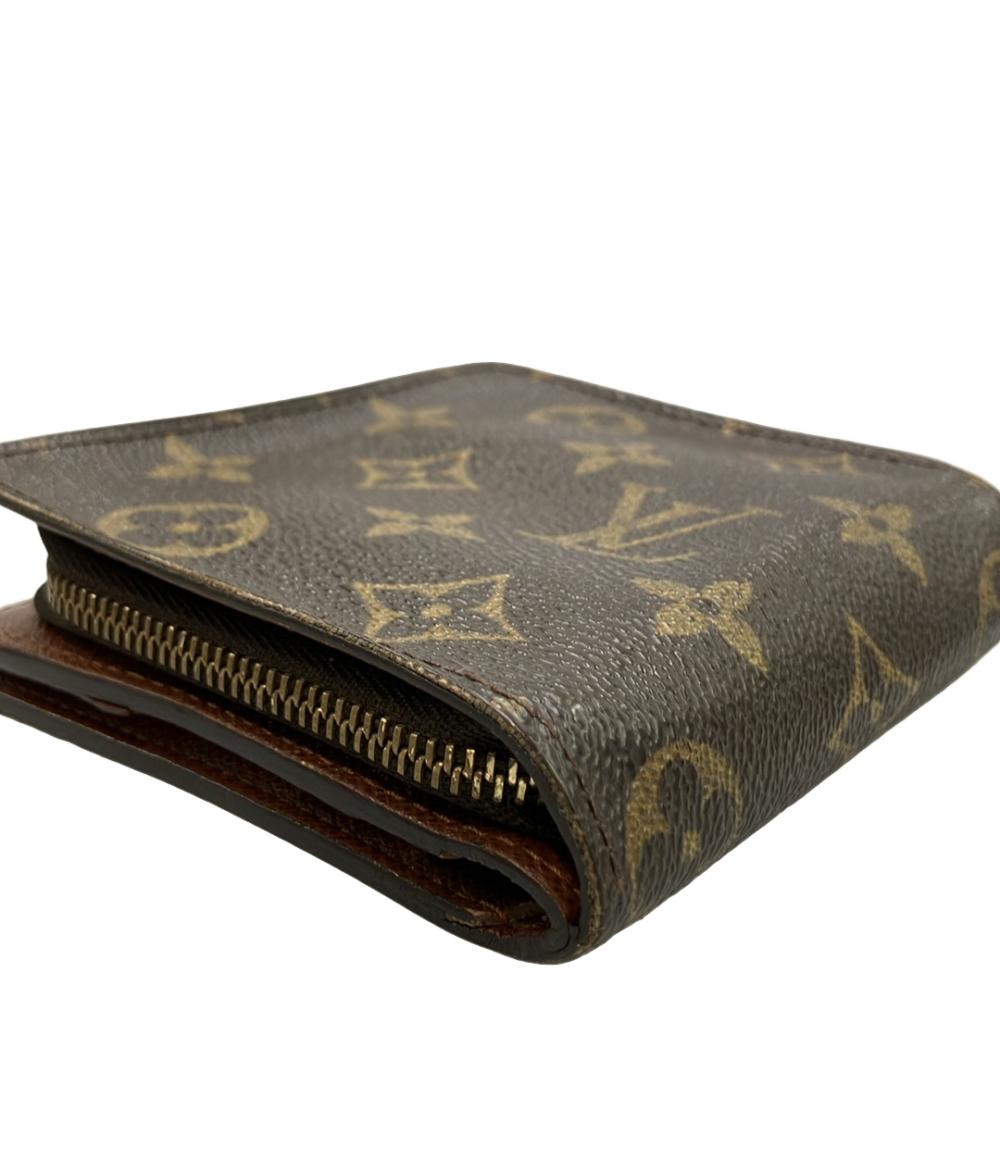 LOUIS VUITTON 二つ折り財布 コンパクト ジップ モノグラム M61667 レディース メンズ ルイ・ヴィトン