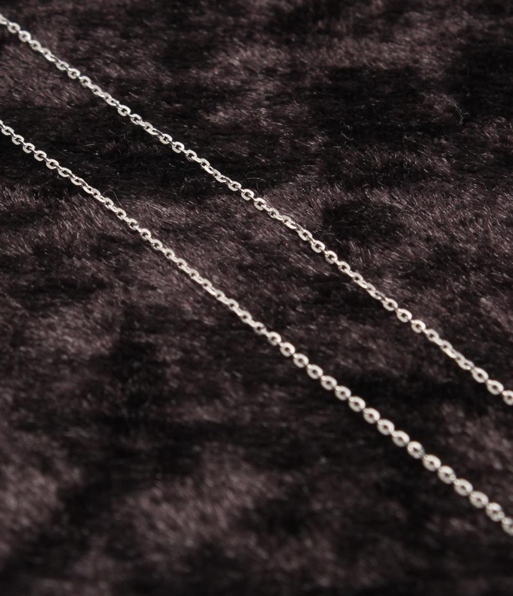 美品 カナルヨンドシー ネックレス K18WG ダイヤ レディース canal4℃