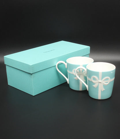 美品 Tiffany & Co. マグカップ 2点セット ペア ブルーボックス ティファニー