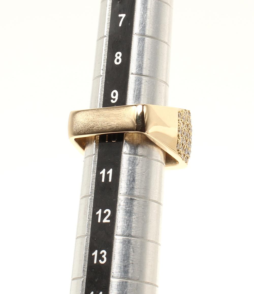 美品 リング 指輪 K18 サファイア5.74ct ダイヤ1.48ct レディース SIZE 10号