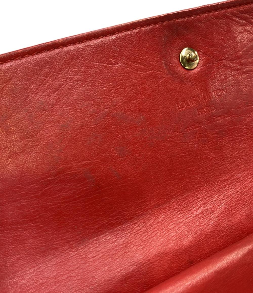 ルイ・ヴィトン 長財布 ポルトトレゾールインターナショナル ヴェルニ M91165 レディース LOUIS VUITTON