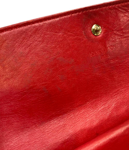 ルイ・ヴィトン 長財布 ポルトトレゾールインターナショナル ヴェルニ M91165 レディース LOUIS VUITTON