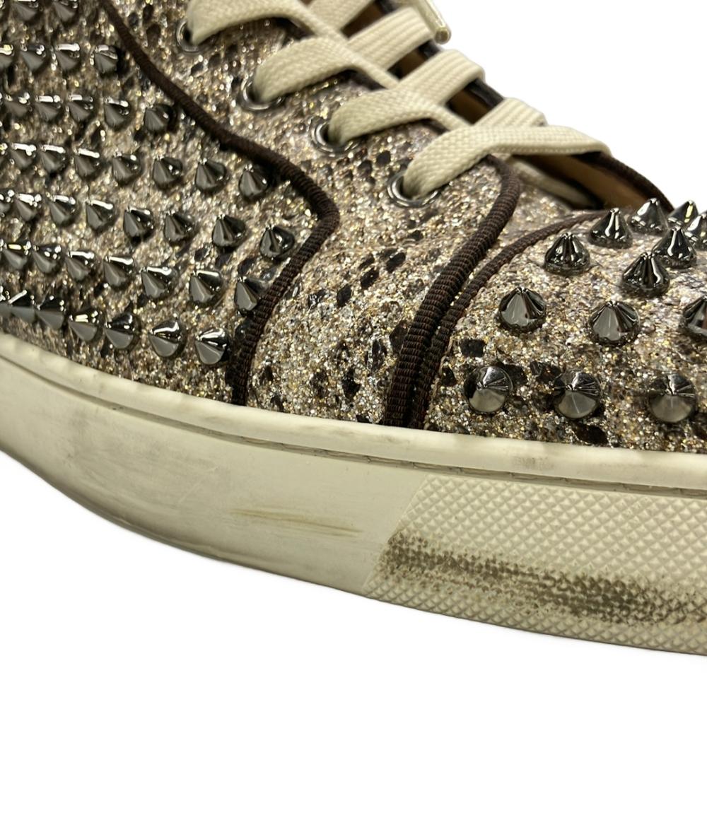 Christian Louboutin ハイカットスニーカー ルイス スパイク メンズ