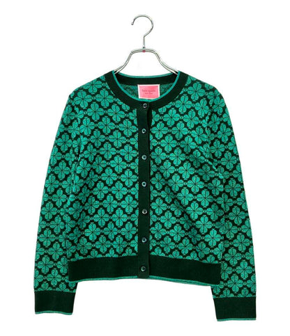 美品 ケイトスペード ニューヨーク 総柄カーディガン 長袖 レディース SIZE S kate spade NEW YORK