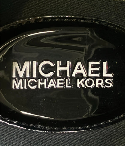 MICHAEL KORS ローカット厚底スニーカー ヘイズ レオパードプリント カーフヘア 43T4HYFS1H レディース SIZE US 7.5 マイケルコース