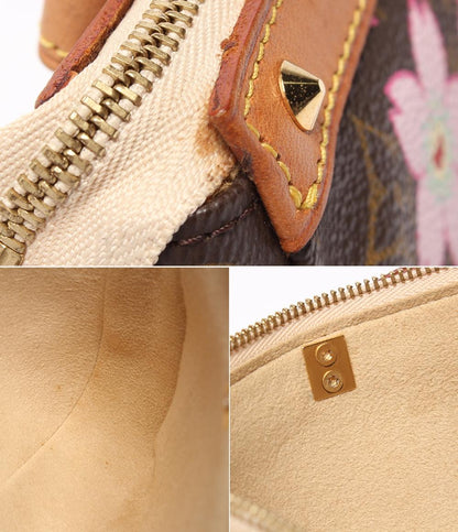 ルイ・ヴィトン アクセサリーポーチ ハンドバッグ ショルダーバッグ 肩掛け 村上隆 ポシェット アクセソワール モノグラムチェリーブロッサム M92006