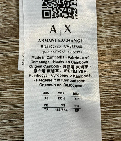 ARMANI EXCHANGE 長袖シャツ 総柄 ロゴ 3LZC25 ZNEAZ メンズ SIZE XS アルマーニエクスチェンジ