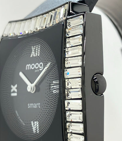 moog 腕時計 クオーツ ブラック メンズ ムック