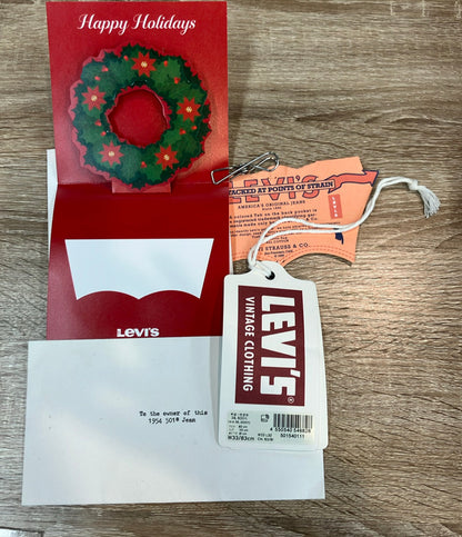 Levi's デニムパンツ LVC 501ZXX タグ メッセージカード付き 裾上げ メンズ SIZE 33 (M) リーバイス