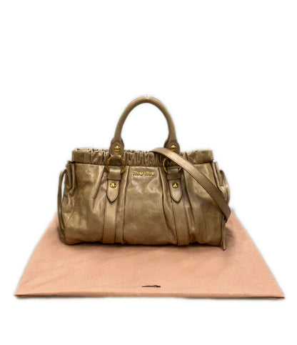 Miu Miu 2way ハンドバッグ ショルダーバッグ 斜め掛け レディース ミュウ ミュウ