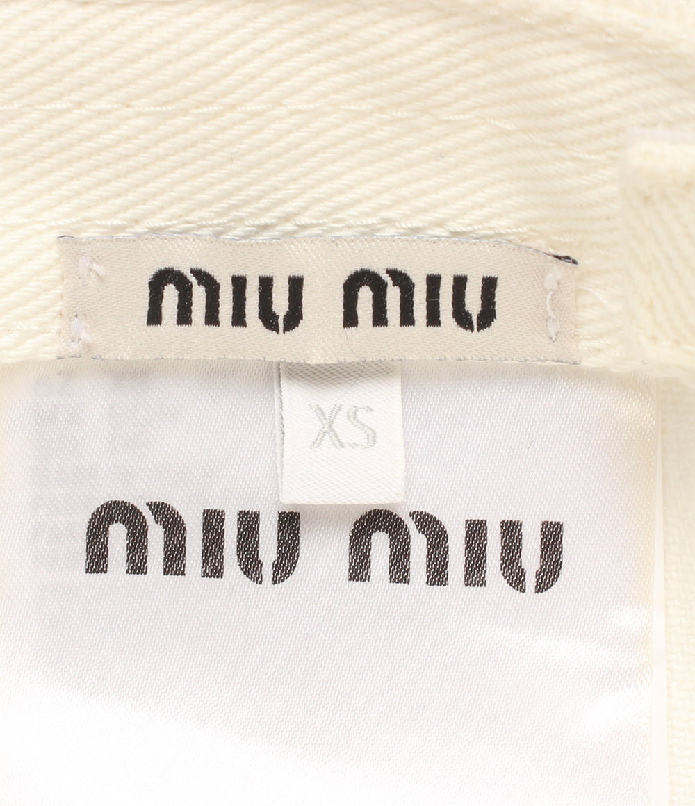 Miu Miu キャップ マジックテープ式 5HC179 2DXI レディース SIZE XS ミュウ ミュウ