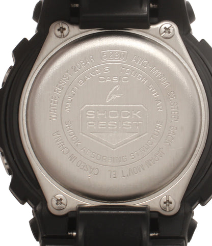 CASIO 腕時計 MULTIBAND6 G-SHOCK ソーラー ブラック AWG-M100A メンズ カシオ