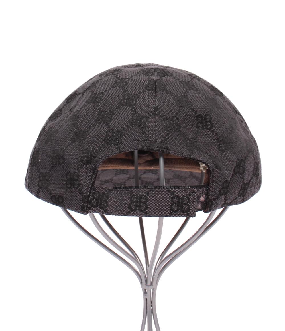 訳あり BALENCIAGA GUCCI キャップ マジックテープ式 680717 48387 メンズ レディース SIZE L 59cm バレンシアガ グッチ