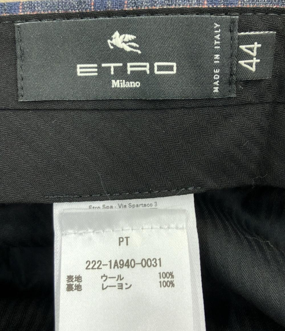 美品 ETRO スラックス チェック 222-1A940-0031 メンズ SIZE 44 (XS) エトロ