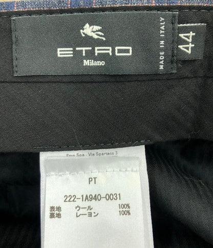 美品 ETRO スラックス チェック 222-1A940-0031 メンズ SIZE 44 (XS) エトロ