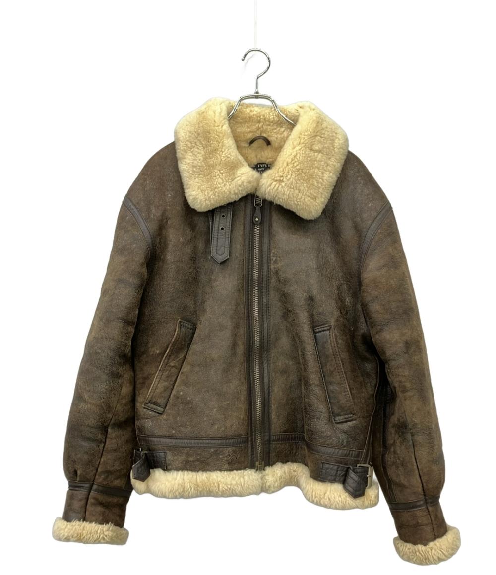 U.S. NAVY レザーフライトJK  B-3 メンズ SIZE 38