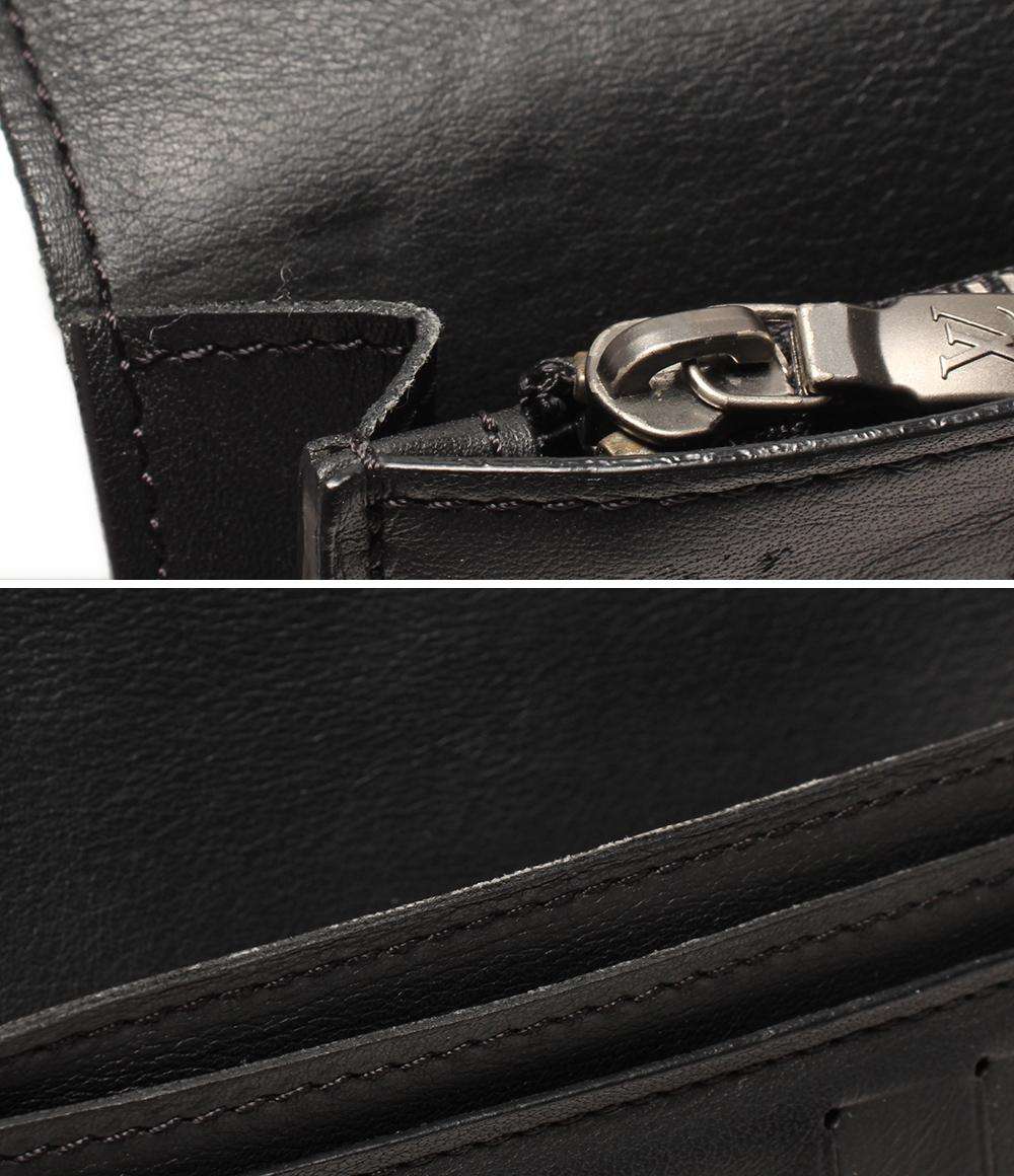 LOUIS VUITTON 二つ折り財布 ダミエアンフィニ ポルトフォイユ ブラザ N63010 メンズ ルイ・ヴィトン