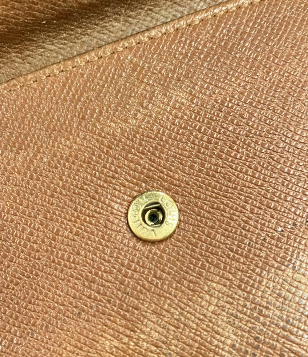 訳あり Louis Vuitton 三つ折り長財布 モノグラム ポルトトレゾール インターナショナル M61215 ユニセックス ルイヴィトン