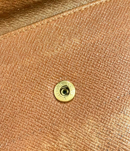 訳あり Louis Vuitton 三つ折り長財布 モノグラム ポルトトレゾール インターナショナル M61215 ユニセックス ルイヴィトン