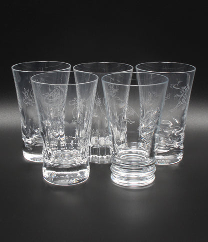 Baccarat グラス タンブラー 5点セット グラスジャパン 鳥獣戯画 バカラ