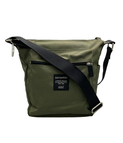 美品 marimekko ショルダーバッグ 斜め掛け レディース マリメッコ