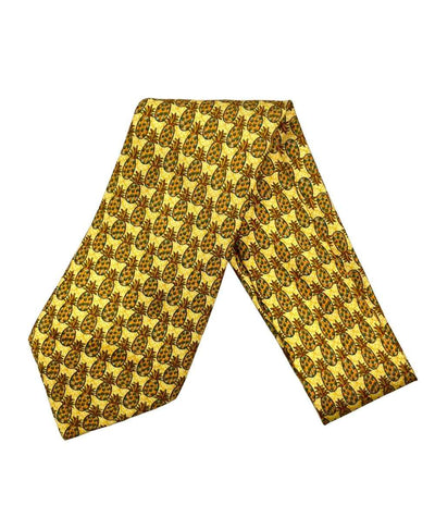 HERMES ネクタイ シルク100% メンズ エルメス