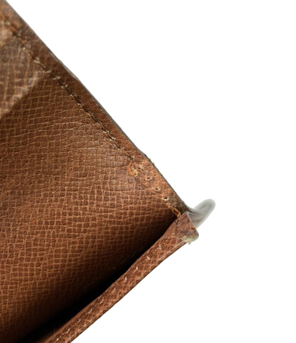 LOUIS VUITTON 二つ折り長財布 PVC モノグラム ポルト シェキェ カルト クレディ M62225 ユニセックス ルイ・ヴィトン