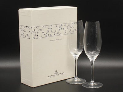 Royal Copenhagen シャンパングラス 2点セット ペア ロイヤルコペンハーゲン