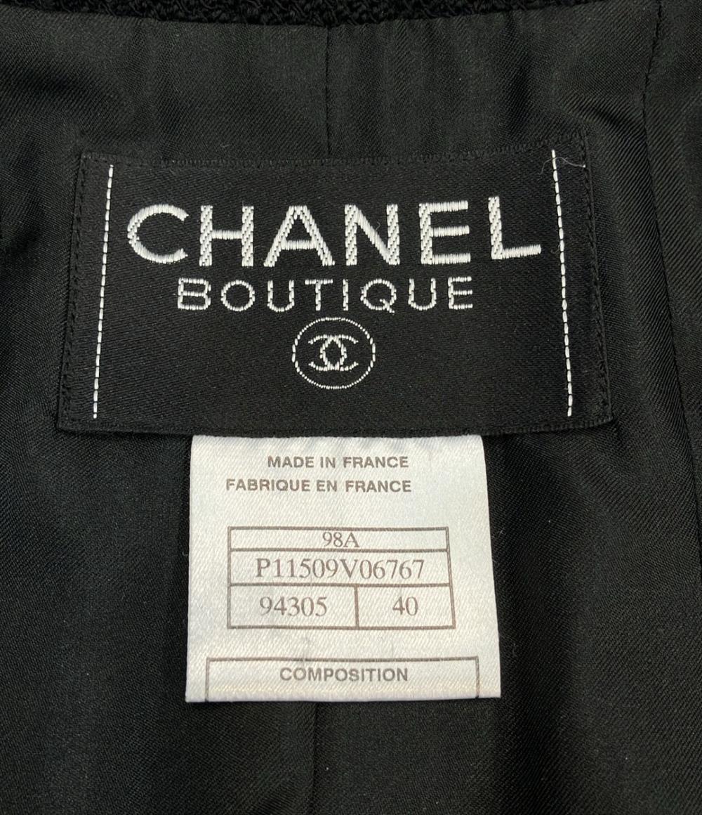 CHANEL ツイードジャケット 98A P11509V06767 レディース SIZE 40 (M) シャネル