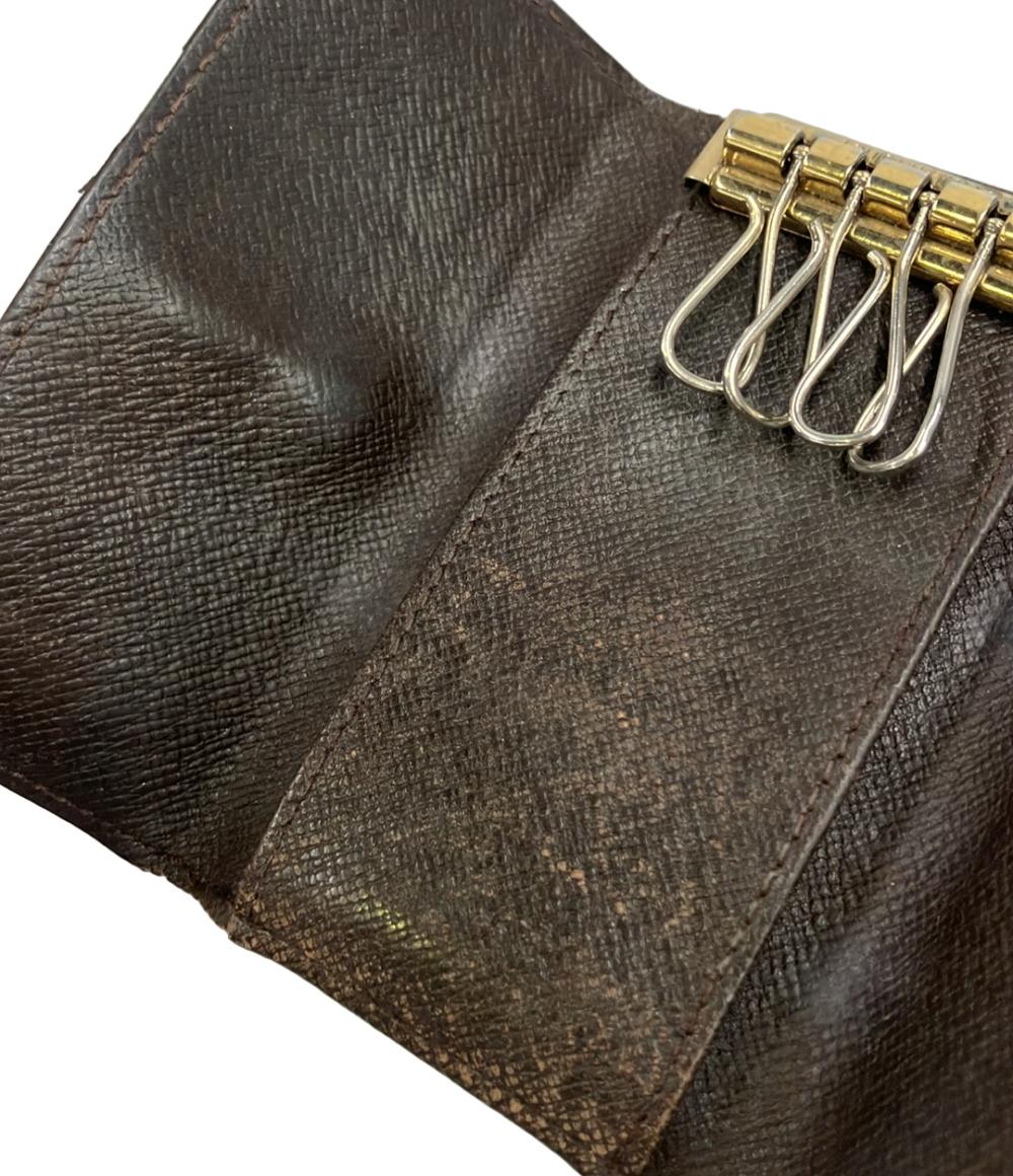 LOUIS VUITTON 4連キーケース ミュルティクレ4 ダミエ エベヌ N62631 レディース メンズ ルイ・ヴィトン