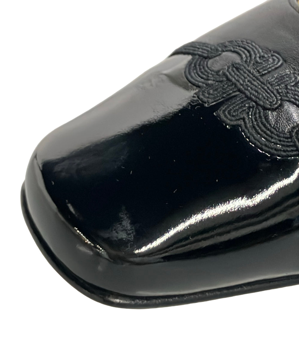Salvatore Ferragamo ガンチーニスクエアトゥパンプス レディース SIZE 8 1/2 サルヴァトーレフェラガモ
