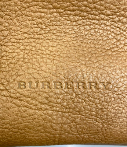 BURBERRY ショルダーバッグ バケットバッグ 肩掛け レザー レディース バーバリー