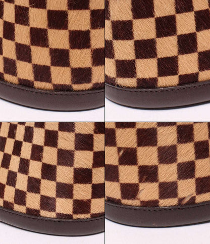 LOUIS VUITTON ハンドバッグ ハラコ インパラ ダミエソバージュ M92133 ルイ・ヴィトン