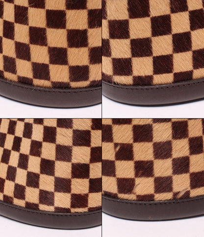 LOUIS VUITTON ハンドバッグ ハラコ インパラ ダミエソバージュ M92133 ルイ・ヴィトン