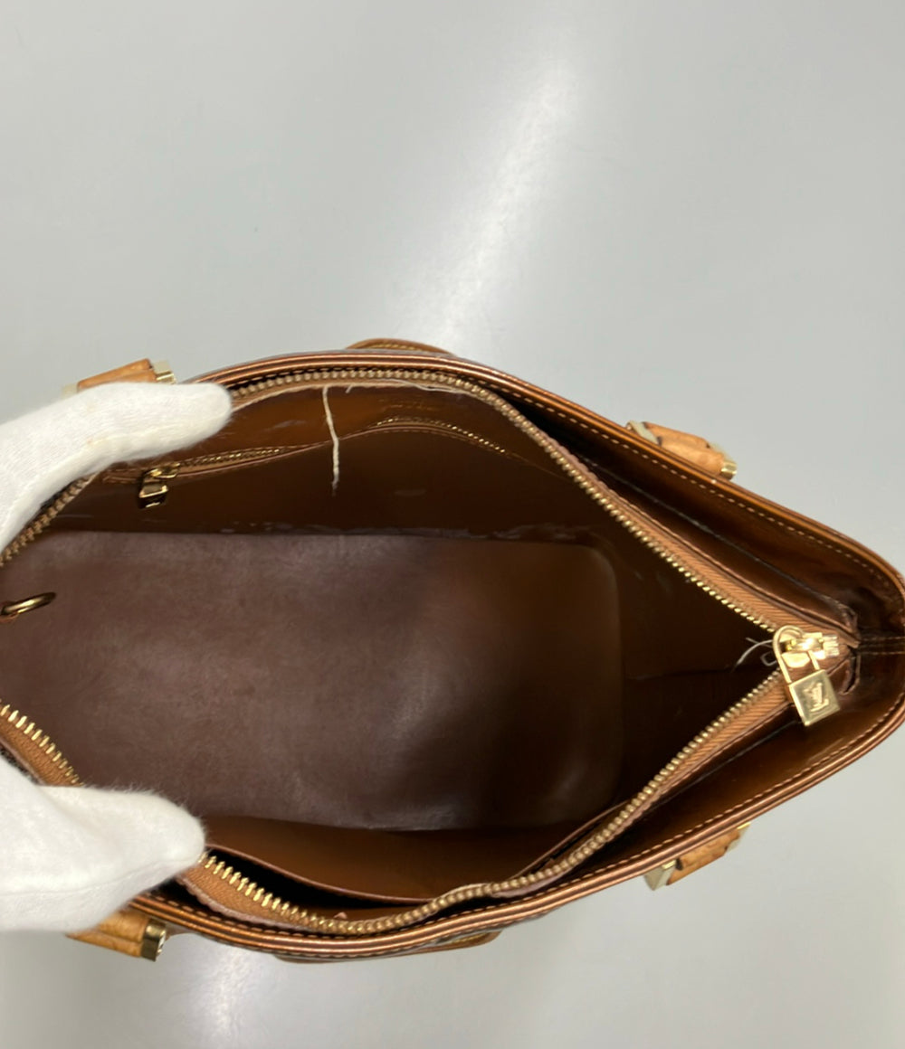 LOUIS VUITTON ハンドバッグ エナメル ヒューストン モノグラム ヴェルニ M91122 レディース ルイ・ヴィトン