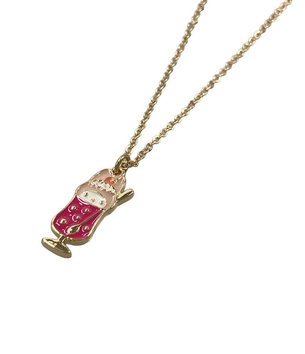 美品 サンリオ ネックレス イヤリング マイメロディ 2点セット レディース SANRIO