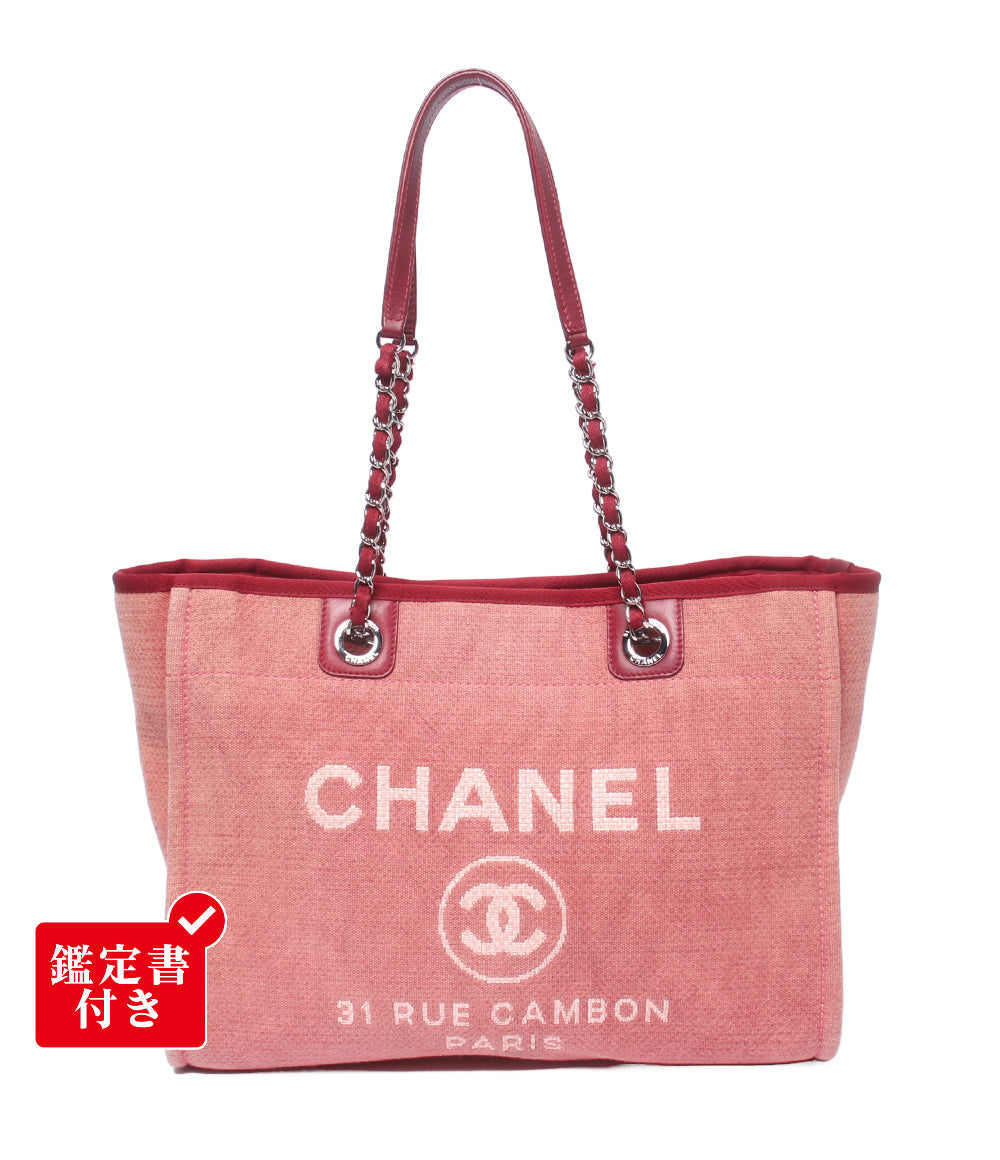 CHANEL トートバッグ ショルダーバッグ 肩掛け シルバー金具 16番台 ドーヴィルMM A67001 レディース シャネル