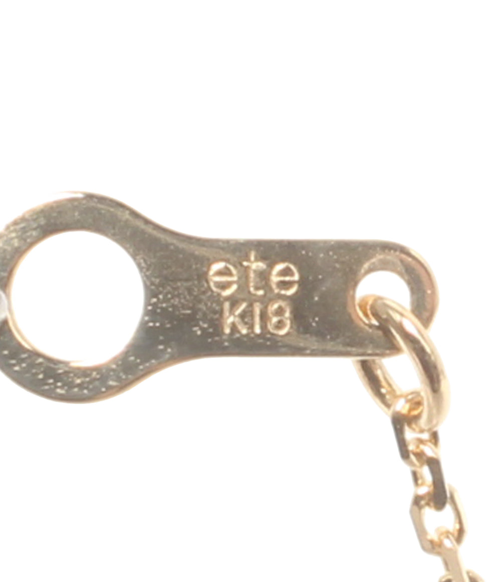 ete ネックレス K18 ピンクトルマリン レディース エテ